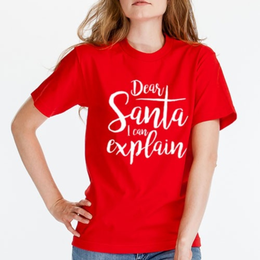 Dear Santa I can Explain Graphic Tee!! - Picture 2 of 2